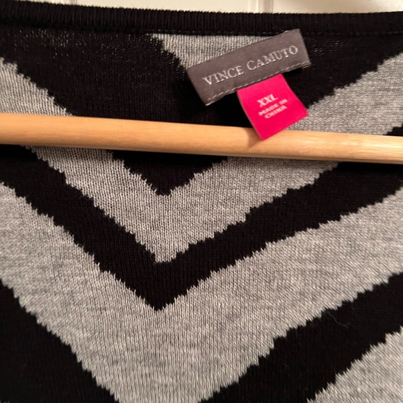 Vince Camuto zebra print sweater long - Picture 4 of 6